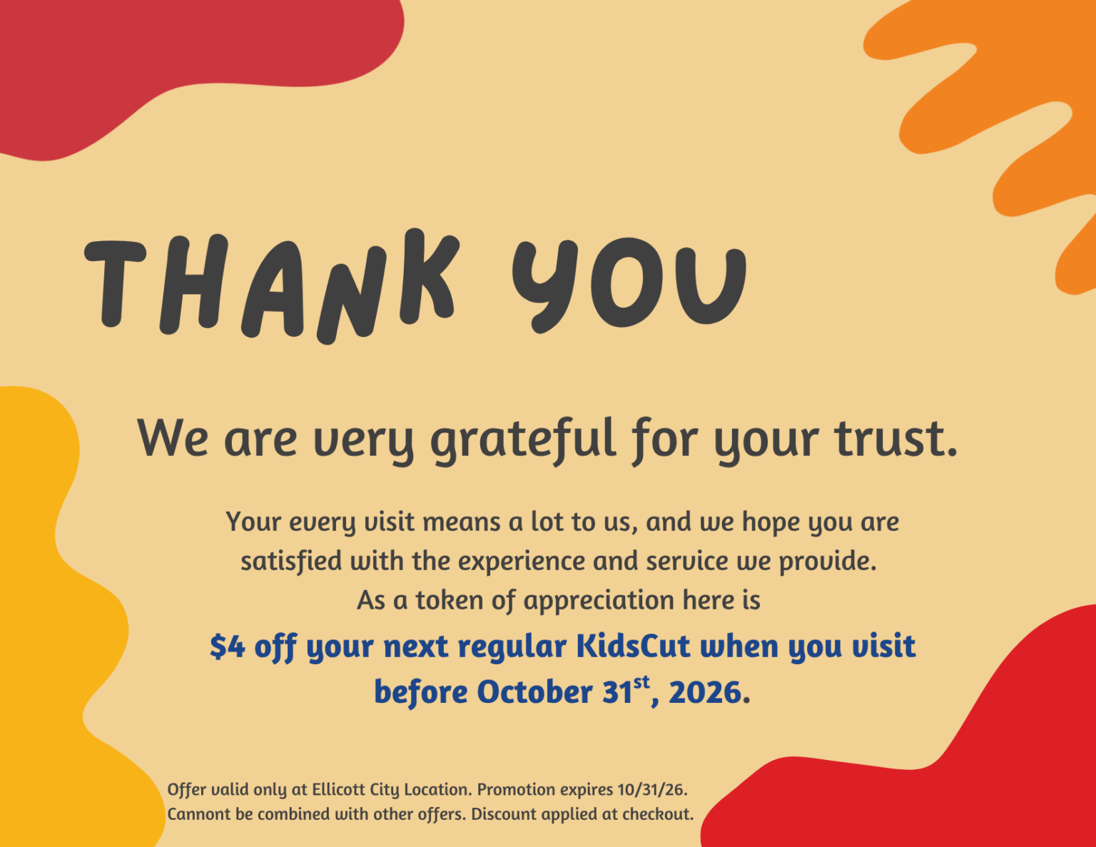 thank you card